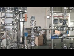 Reattore chimico in vetro in acciaio inox 304 con camicia, cristallizzatore distillatore da laboratorio