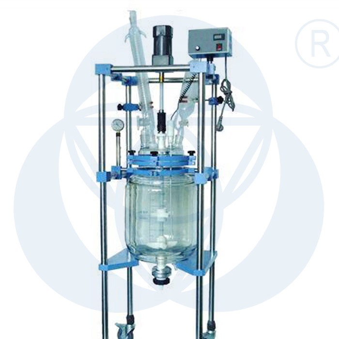 Speed Lab Glass Reactor With PTEE Stirring Bar 304 Stainless Steel Pipe Vacuum -0.098MPa