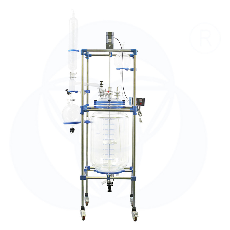Speed Lab Glass Reactor With PTEE Stirring Bar 304 Stainless Steel Pipe Vacuum -0.098MPa